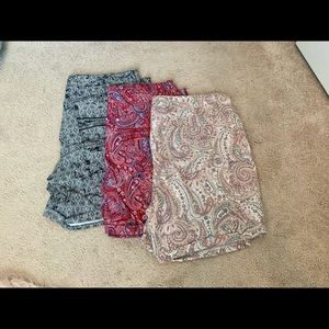 Bandolino Amy shorts size 12 3 pairs